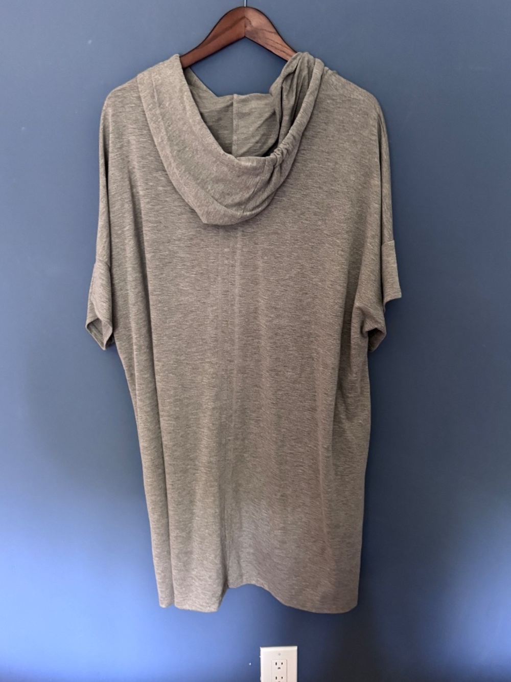 Cable & Gauge Sport Hoodie Dress Gray in Color size 3X - Picture 2 of 8